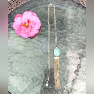 Ann Taylor Loft Larimar Statement Necklace